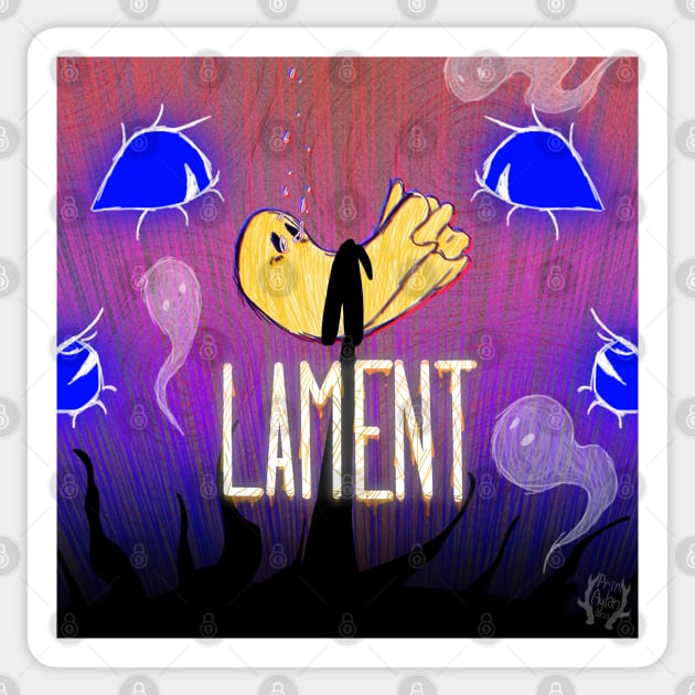 Lament | Dreamcore / Weirdcore / Spooky Sticker by Prin Aylan